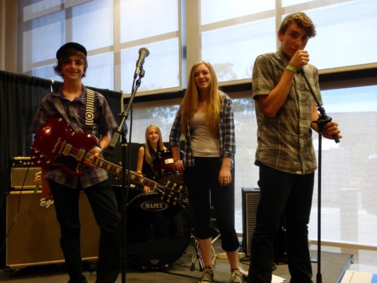 TCK Hunter and his band New Shadows